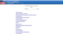Desktop Screenshot of americanforeignrelations.com